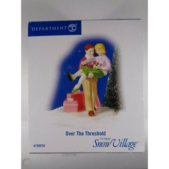 Dept 56 Snow Village - Over the Threshold - Picture 1 of 4
